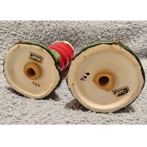 1950s Ceramic S&P Christmas Candles Figurines Japan No. 746 - Picture 4 of 7